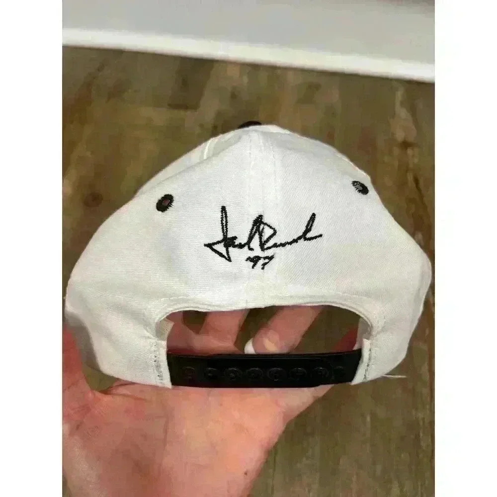 Vtg Nascar Roush Racing Jack Roush Signed 1997 Snapback Hat Embroidered - Picture 7 of 9